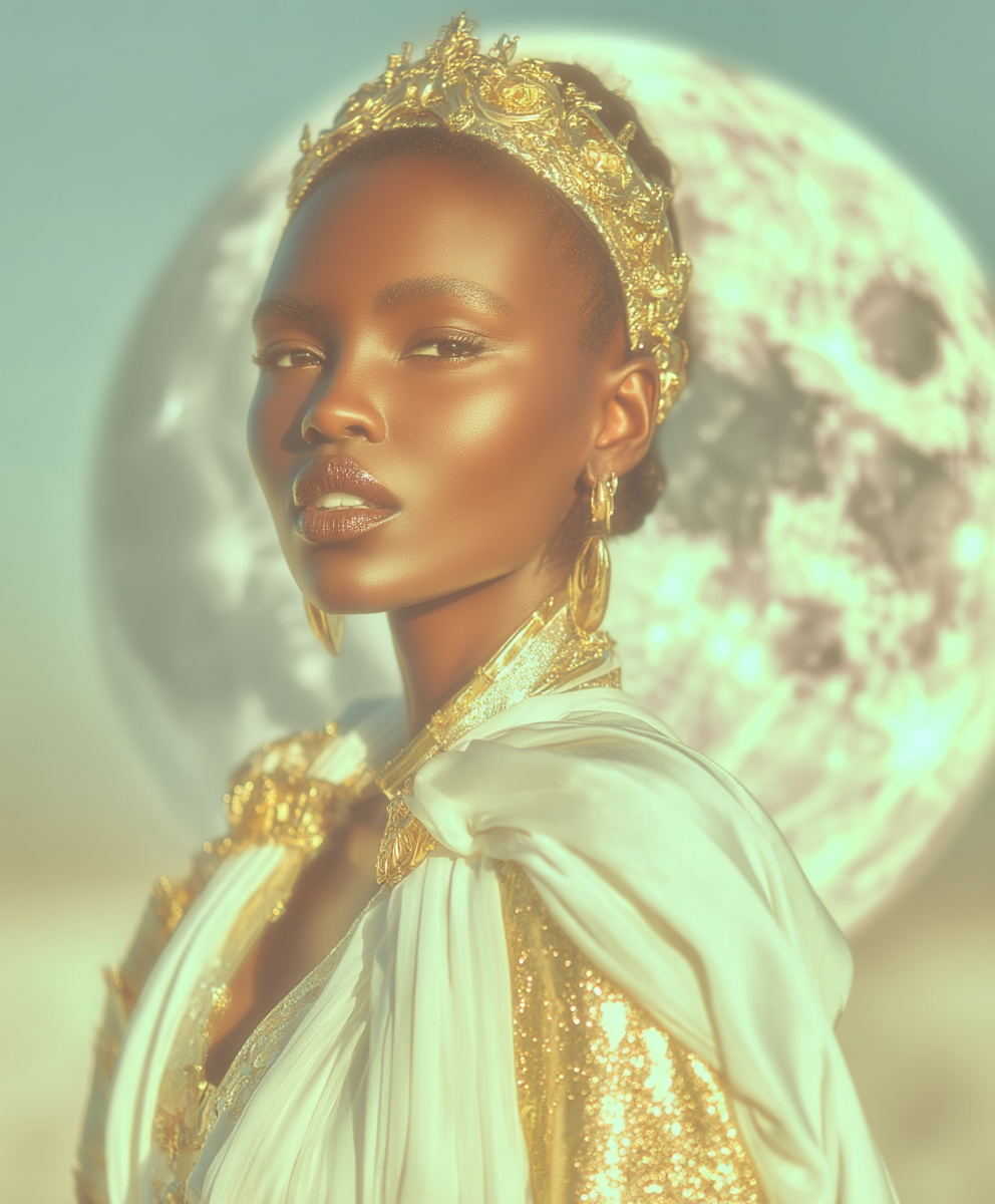 Woman in ethereal light – legendary beauty meets modern skincare